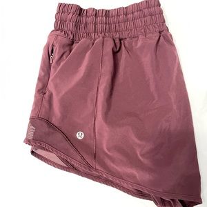 Lululemon Hotty Hot High Rise Shorts (Garnet)